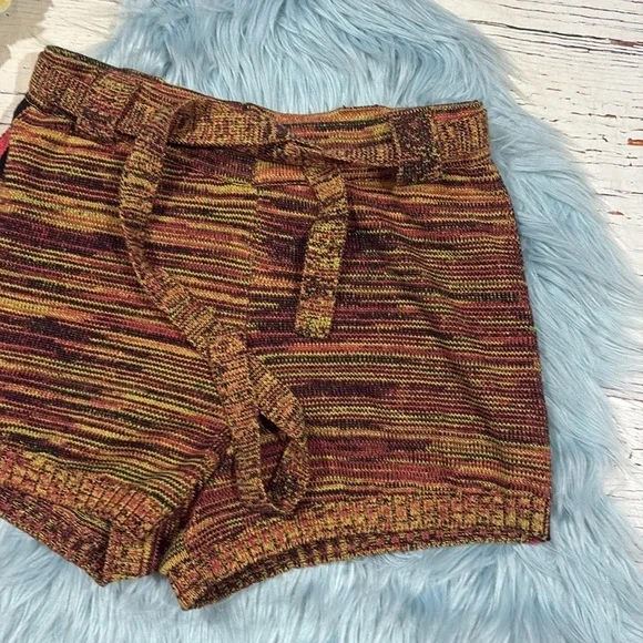 Anthropologie THE UPSIDE Marled Tie Front Nitara Knit Shorts - Picture 5 of 9